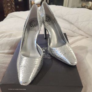 Vince Camuto Silver Pump Heel